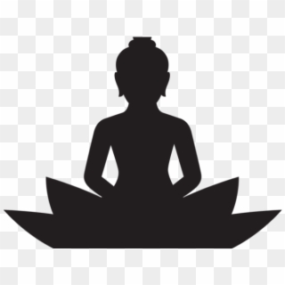 Buddha Clipart Patience - Buddha Silhouette Png Transparent Png