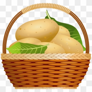 Que Te Como*✿* Fruits And Veggies, - Potatoes In The Basket Clipart - Png Download