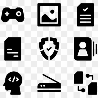 Computer Functions - Transparent Background Travel Icons Clipart