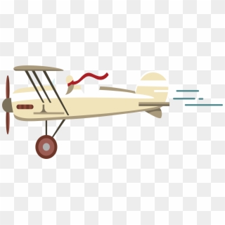 Airplane Aircraft Transprent - Vintage Airplane Vector Png Clipart