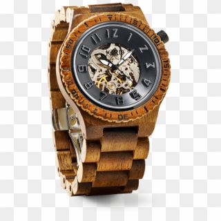 Skeleton Face Wooden Watch - Jord Watches Dover Clipart