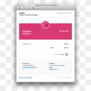 Png Freeuse Email Receipt Template Receipts - Email Receipt Clipart