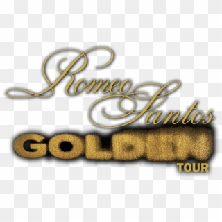 Entradas Romeo Santos En Chile - Golden Romeo Santos Png Clipart