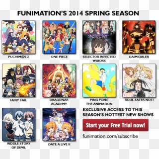 And Date A Live Ii Completes The Line Up For Our Spring - Funimation 2014 Clipart