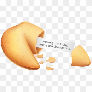 Fortune Cookie, With The Auspicious Message, "among - Paper Clipart