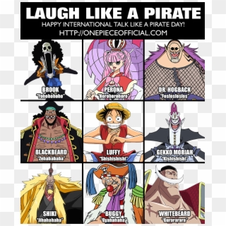 Happy International Talk Like A Pirate Day Might As - Funniest One Piece Characters Clipart