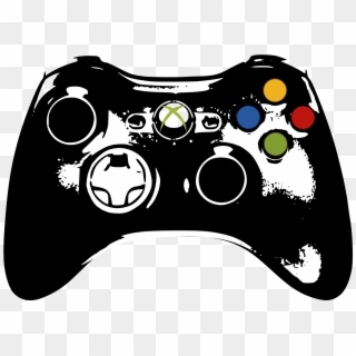 Controller Wii Playstation One Games Transprent Png - Vector Joystick Xbox 360 Clipart