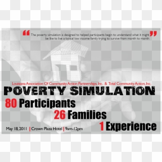 Poverty-simulation - Funny Clipart
