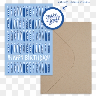 Make A Wish Greeting Card - Envelope Clipart