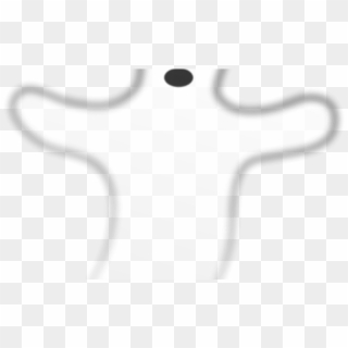 Scary Ghost Png - Monochrome Clipart