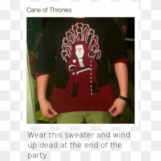 At The End Of Memes - Santa Game Of Thrones Sweater Clipart