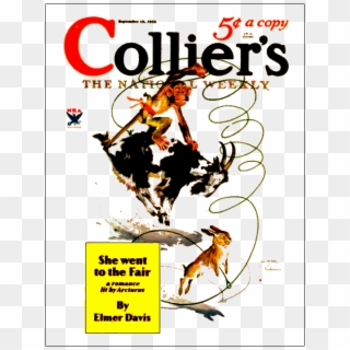 First Published In Collier's 16 September - Collier Magazine Cover 1946 Clipart