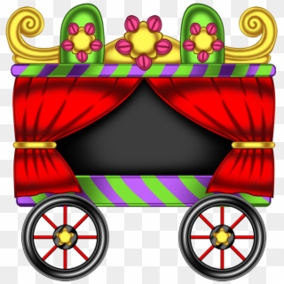 Circus Clipart Three Ring Circus - リース イラスト ゴールド 無料 - Png Download