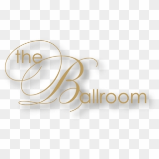 Ballroom - Calligraphy Clipart