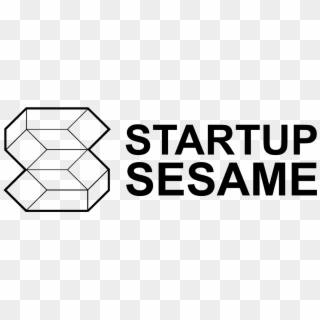 2018 Startupsesame Logo Black - Startup Sesame Logo Clipart