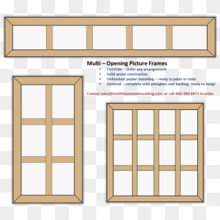 Multi Opening Picture Frames Window Picture Frames, - Home Door Clipart
