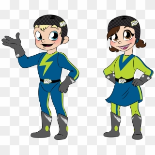 Scoot And Skylar Are Brother And Sister, Born And Bred - Luge Mascot Clipart