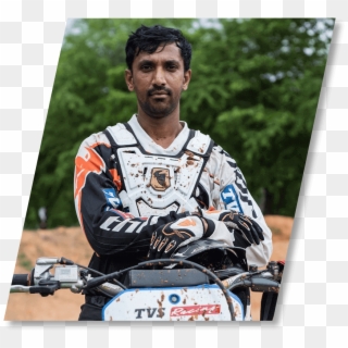 Tvs Rider Nata Raj , Png Download - R Nataraj Tvs Racing Clipart
