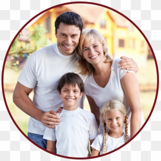 Happy Family Buying A Home - Imagens De Familias Png Clipart