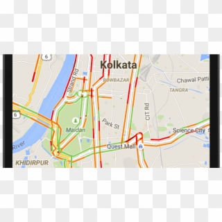 Now Beat Traffic With Google Maps - Map Clipart