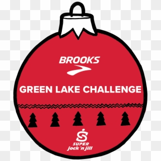 Brooks And Super Jock 'n Jill Run-run Green Lake Logo - Circle Clipart