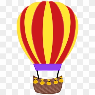 Hot Air Balloon Clipart Balon Udara - Gambar Animasi Balon Udara - Png Download