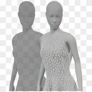 Fashion In Virtual Reality - Mannequin Clipart
