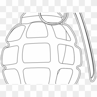 Drawn Grenade Hand Grenade - Illustration Clipart