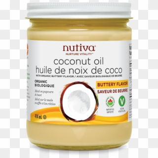 Nutiva Organic Buttery Coconut Oil - Nutiva Butter Coconut Oil Clipart