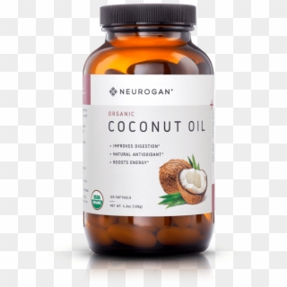 Neurogan Organic Coconut Oil Capsules - Shiitake Clipart
