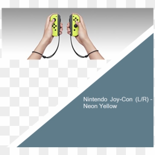 Nintendo Joy-con Neon Yellow - Flip-flops Clipart