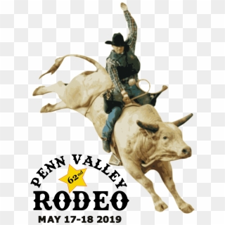 62nd Annual Penn Valley Rodeo Coming May 17-18 - Bull Riding Clipart