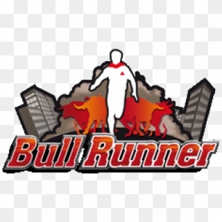 Logo Bull Runner Png4x - Cartoon Clipart