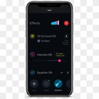 Audio Intensity Slider - Smartphone Clipart