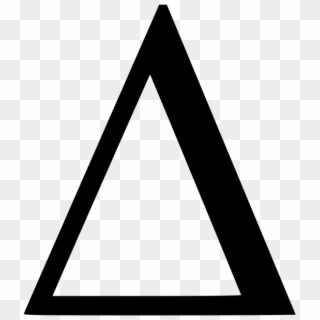 Why Does The Triangle Mean Change In Physics - Delta Greek Letter Svg Clipart