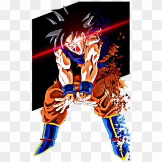 Goku Spirit Bomb - Cartoon Clipart