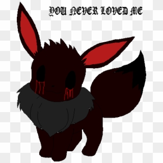 My Evee The One You Never Loved - Pikachu And Eevee Silhouette Clipart