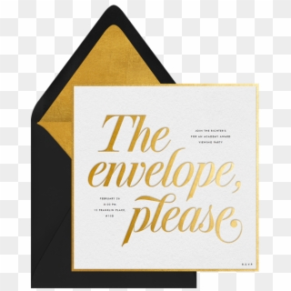 Transparent Envelopes For Invitations - Envelope Please Clipart