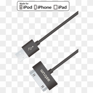 Iphone 4/4s Charge & Sync Cable - Data Cable Clipart