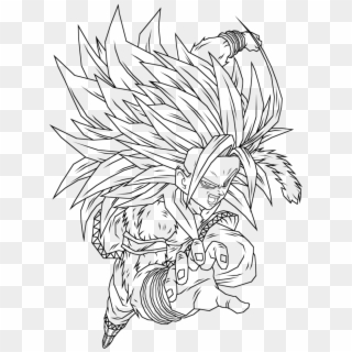 Goku Ssj5 Coloring Pages 3 By Morgan - Coloring Book Clipart