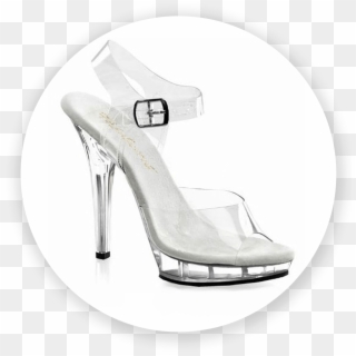 Shoes - Beauty Pageant Clear Shoes Clipart