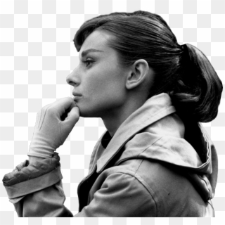 Audrey Hepburn Staring At The Front Clipart