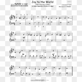 Joy To The World, The Lord Is Come Let Earth Receive - Bleak Midwinter Sheet Music Piano Clipart