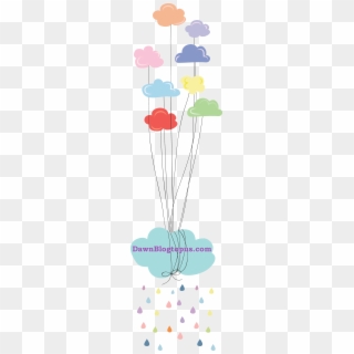 Com Rainbow Raincloud Rain Kawaii Clipart