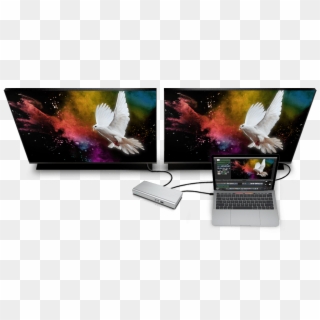 For Mac Customers Looking To Use Dual Monitors With - Usb C デュアル ディスプレイ Clipart