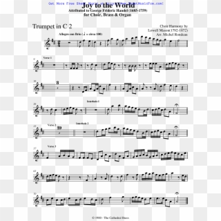 Joy To The World Sheet Music - Marry You Alto Sax Clipart