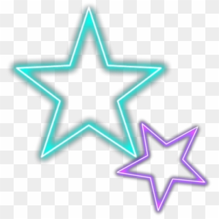 #mq #blue #purple #stars #star #neon - Islamic Icon White Png Clipart