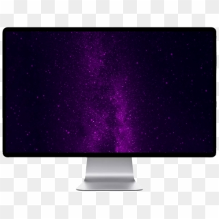 Score 50% - Purple Space 4k Clipart