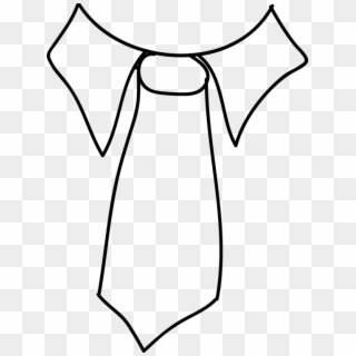 Bow Tie Necktie Tie Clip White Tie Tuxedo - Tie Clip Art Black And White - Png Download