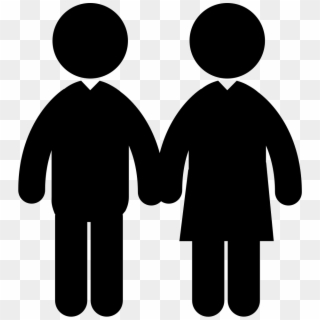 Homosexual Couple Of Two Men Comments - Male Female Silhouette Clipart